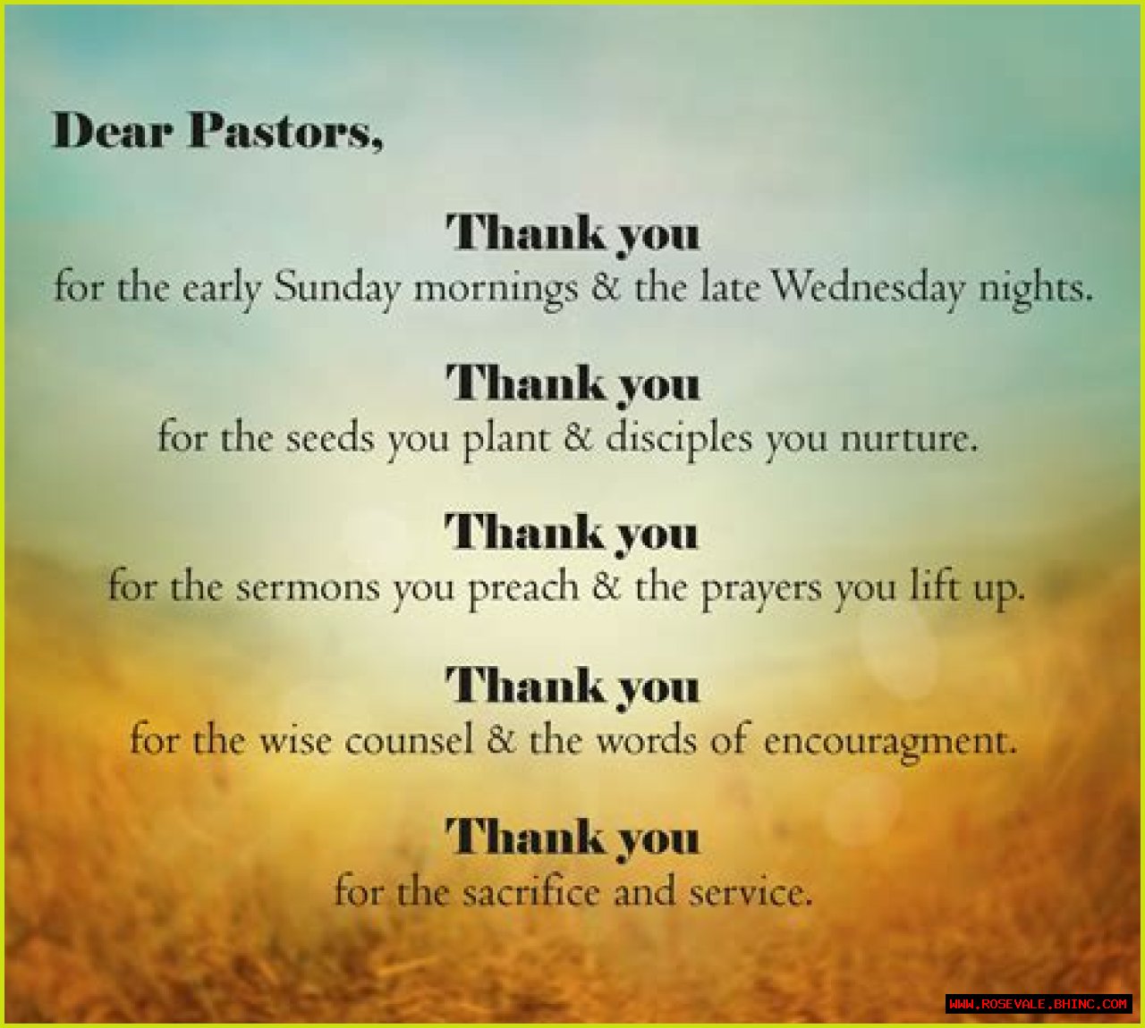 Heartfelt Ways To Thank A Pastor